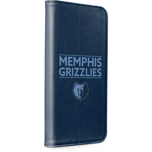 NBA Memphis Grizzlies Standard -  Blue iPhone 15 Pro Folio Case